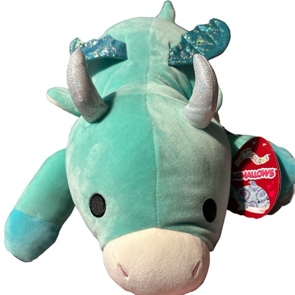 COPY - Squishmallow Hugmallow Miles the Dragon BNWT - Picture 1 of 10